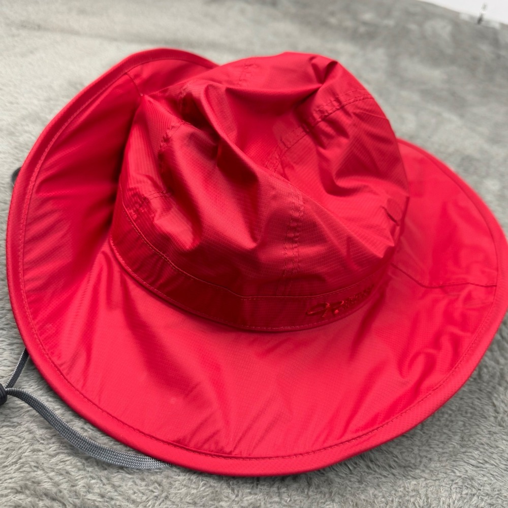 Outdoor Research Sun Hat Mens Large Red Excellent Wide Brim Ripstop 82185